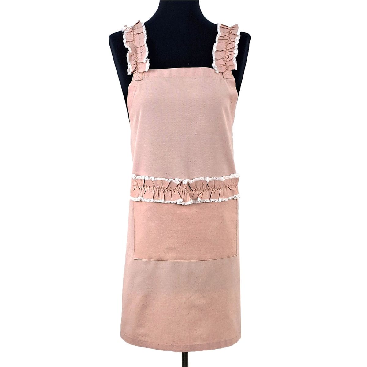 CHANTILLY - Delantal Flanners 94x75cm Rosado CHANTILLY