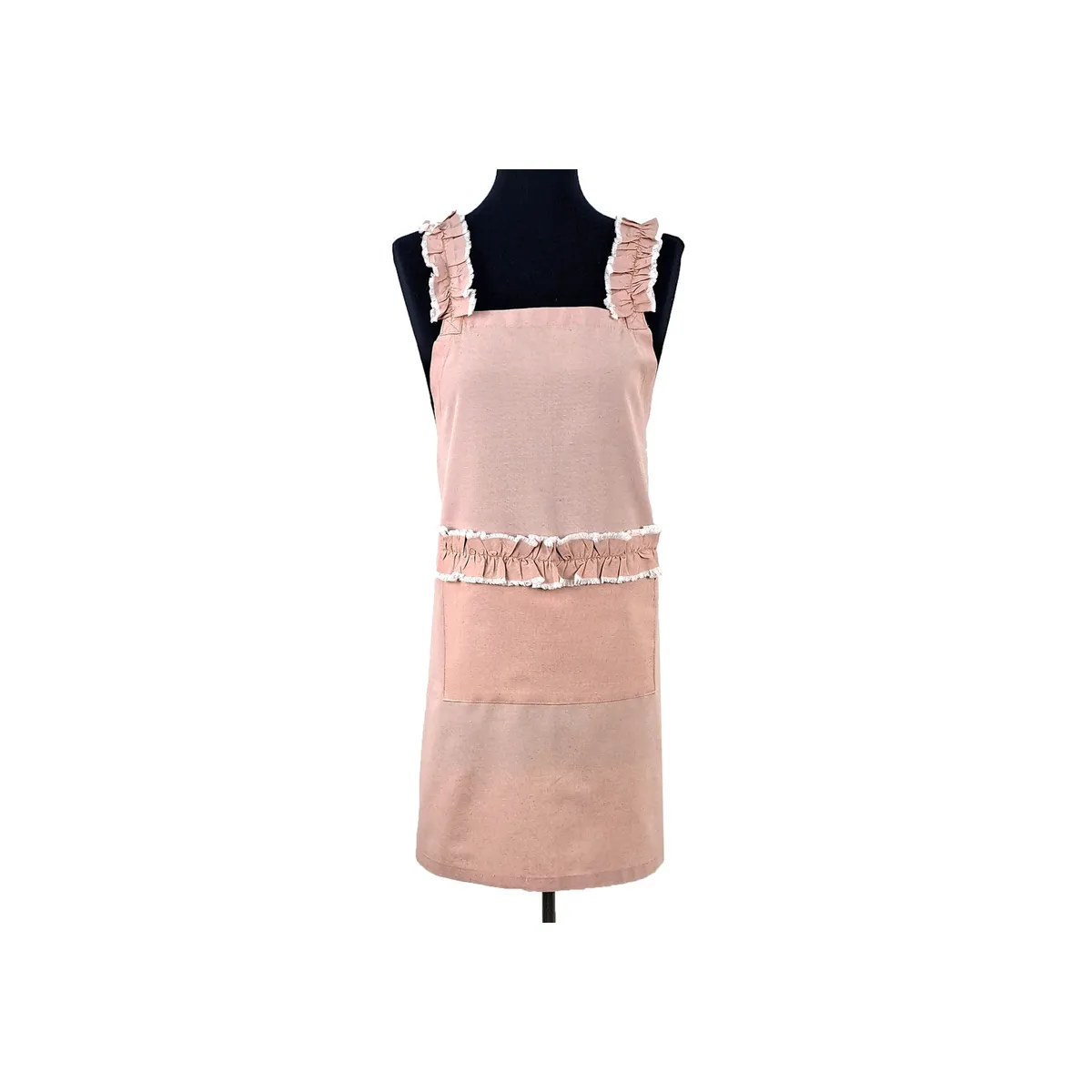 CHANTILLY - Delantal Flanners 94x75cm Rosado CHANTILLY