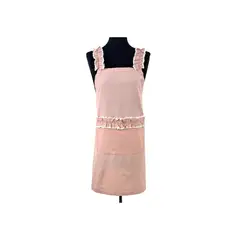 CHANTILLY - Delantal Flanners 94x75cm Rosado