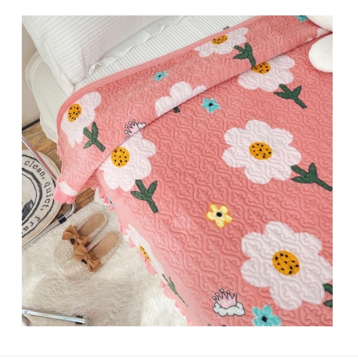 HOMER DESIGN - Cubrecama Cobertor Quilt 1.5 Plazas Homerdesgincl Hmcg6