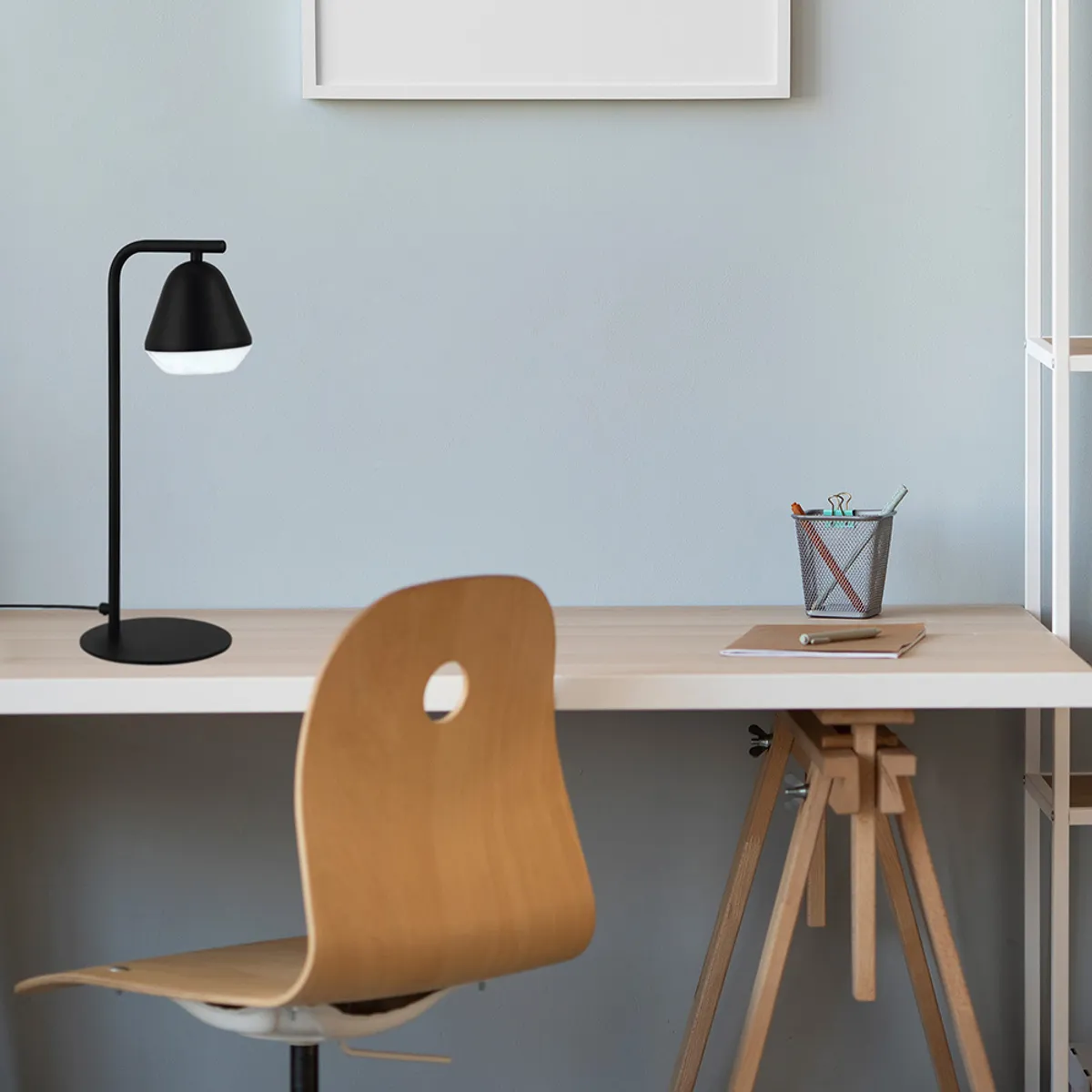 EGLO - Lampara Sobremesa Eglo Palbieta Gu10 Negro Led incluida Cod99035