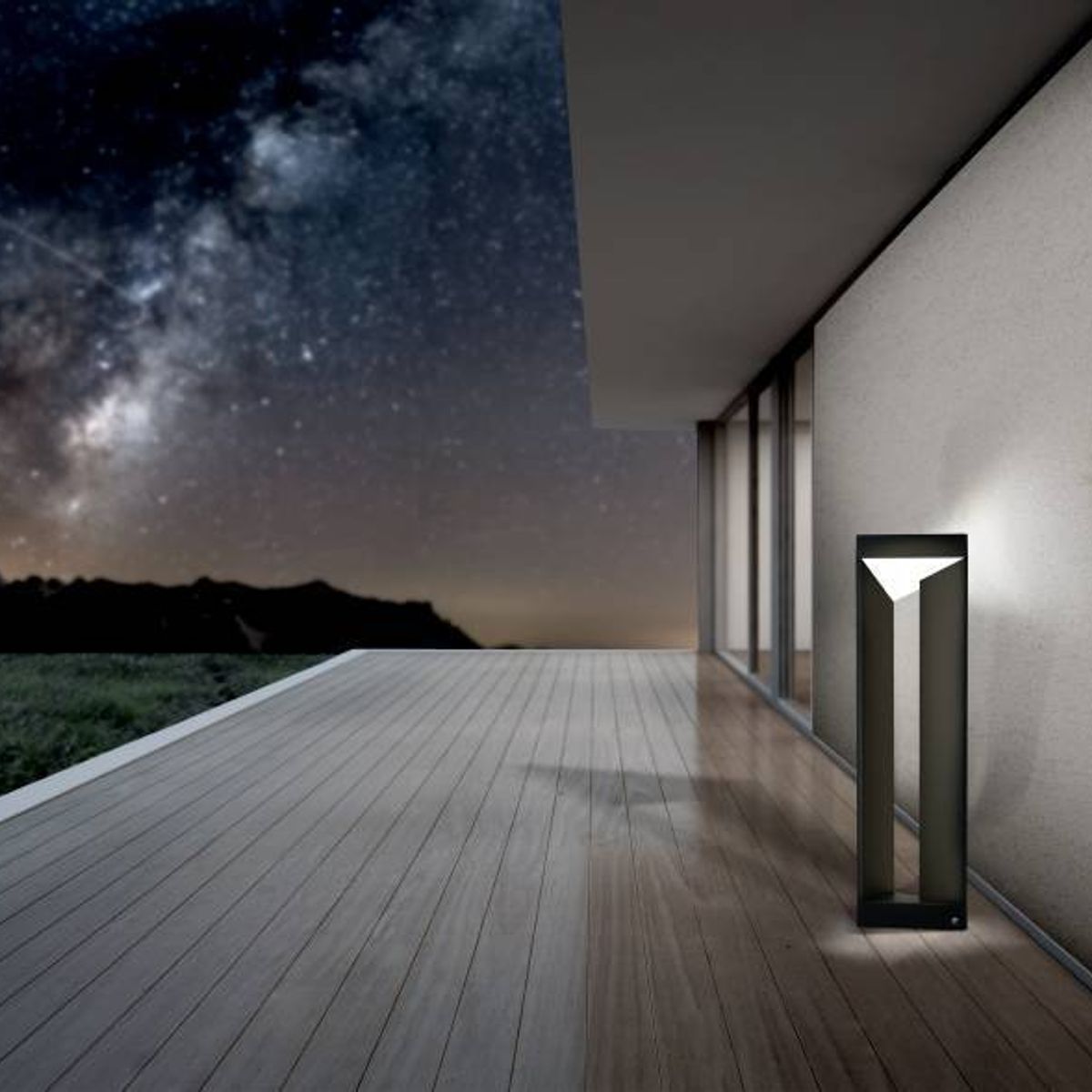 EGLO - Lámpara Pie Led Nembro Negro 98751