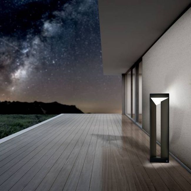 EGLO - Lámpara Pie Led Nembro Negro 98751