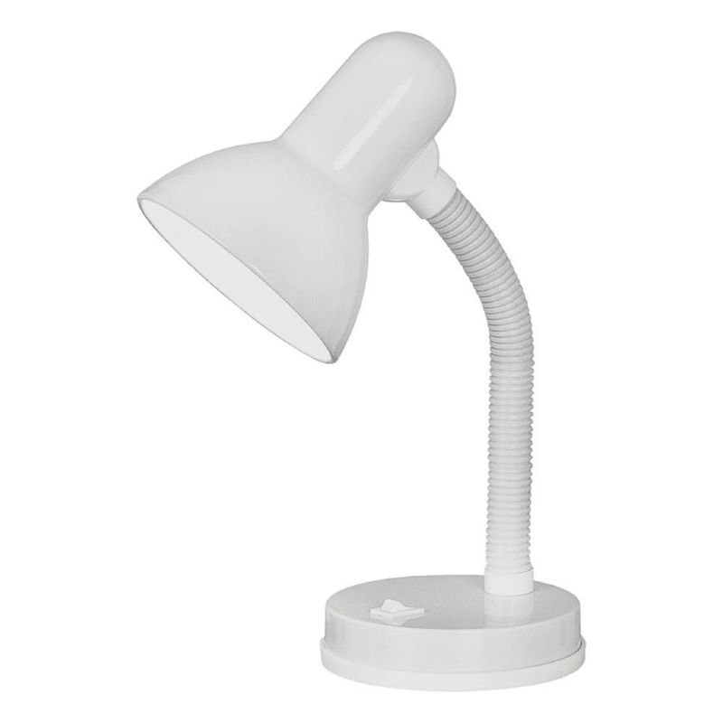 EGLO - Lámpara Escritorio E27 Basic Blanco 9229