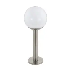 EGLO - Lámpara Pie Nisia Acero Inoxidable 1X9W E27 Cod900266