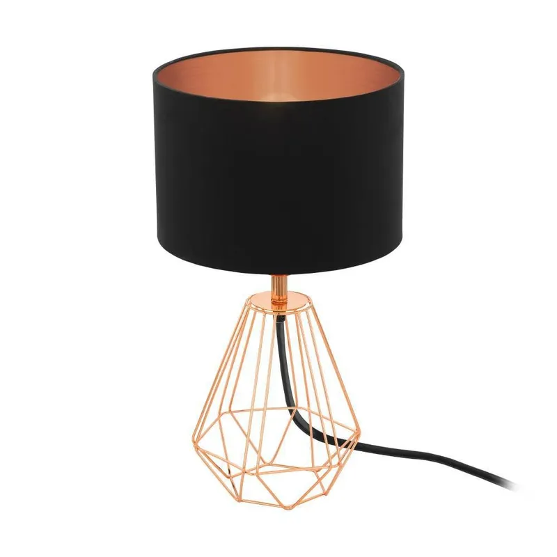 EGLO - Lamparas Sobremesa Carlton 2 Cobre E14 95787