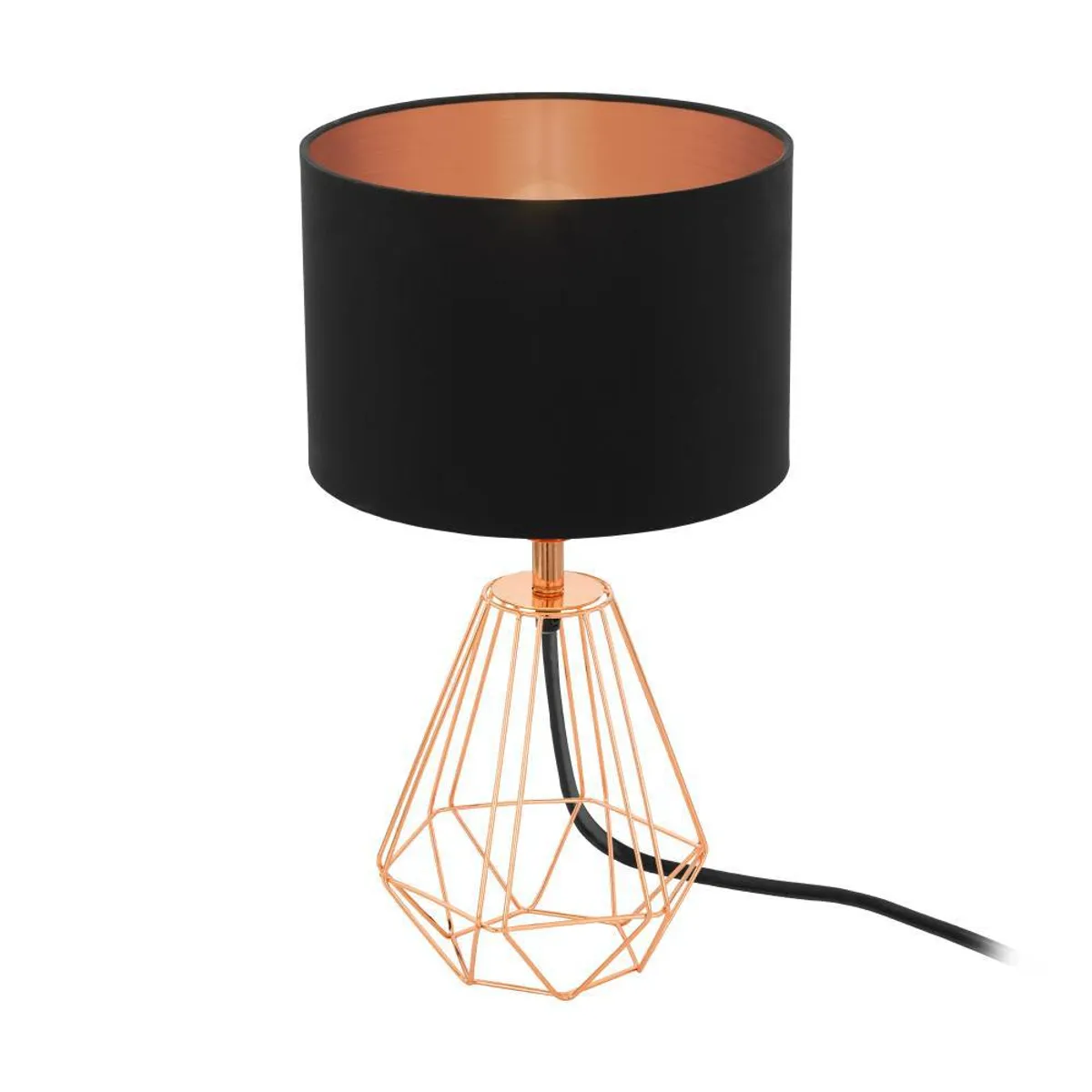 EGLO - Lamparas Sobremesa Carlton 2 Cobre E14 95787