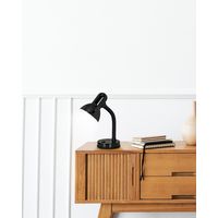 Lámpara Escritorio Basic Acrílico Negro 40w E27 Cod9228-