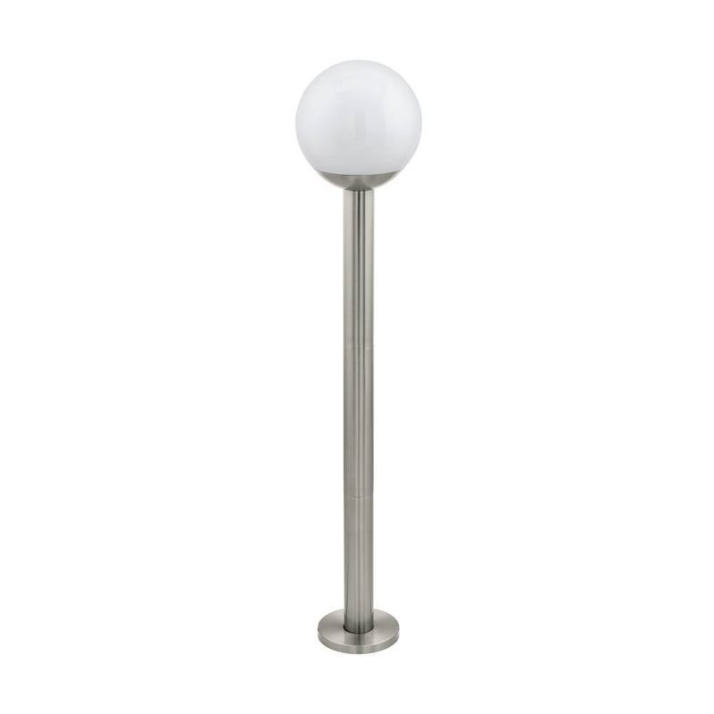 EGLO - Lámpara Pie Nisia Acero Inoxidable 1X9W E27 Cod900267