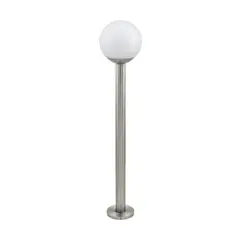 EGLO - Lámpara Pie Nisia Acero Inoxidable 1X9W E27 Cod900267