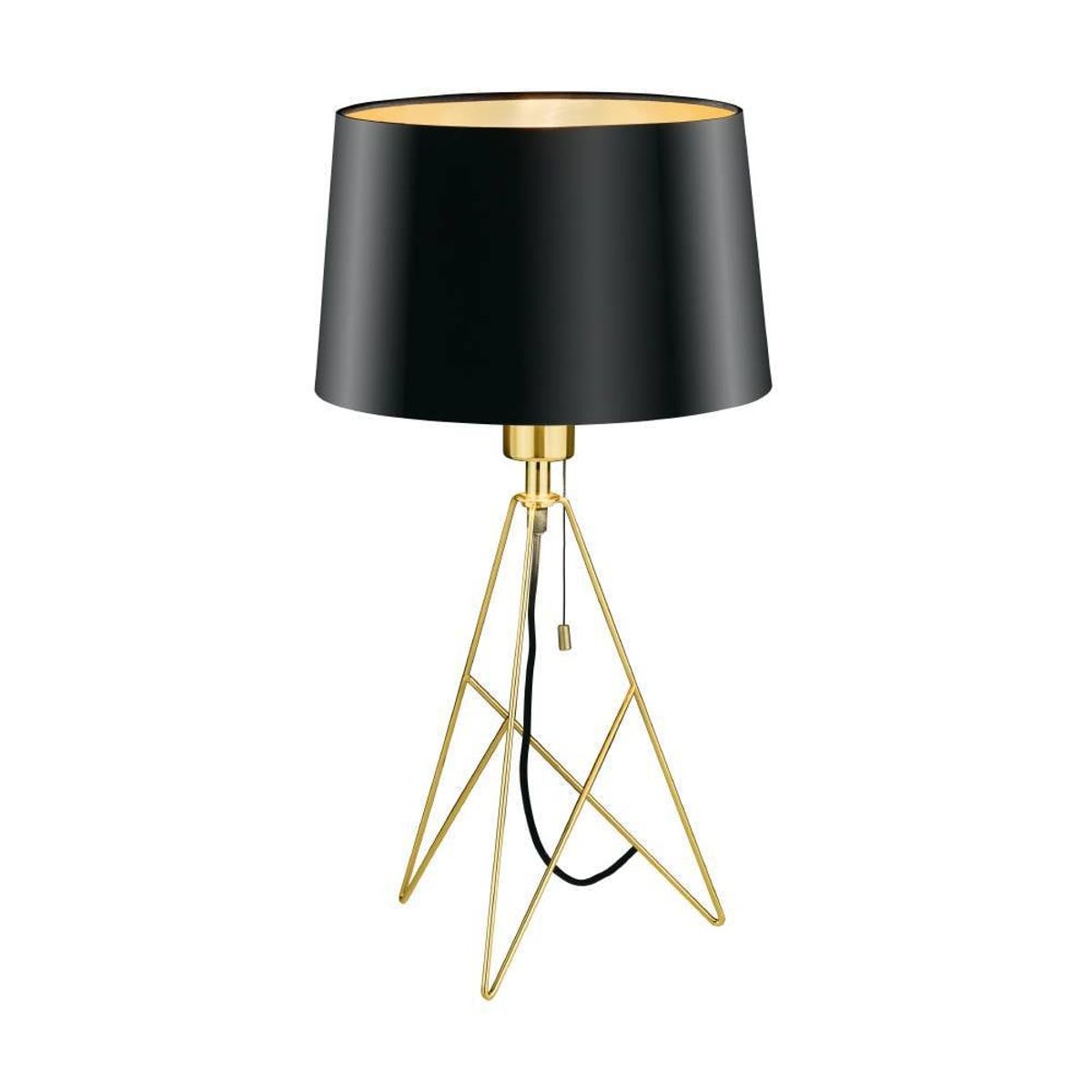 EGLO - Lamparas Sobremesa E27 camporale Latón 39179