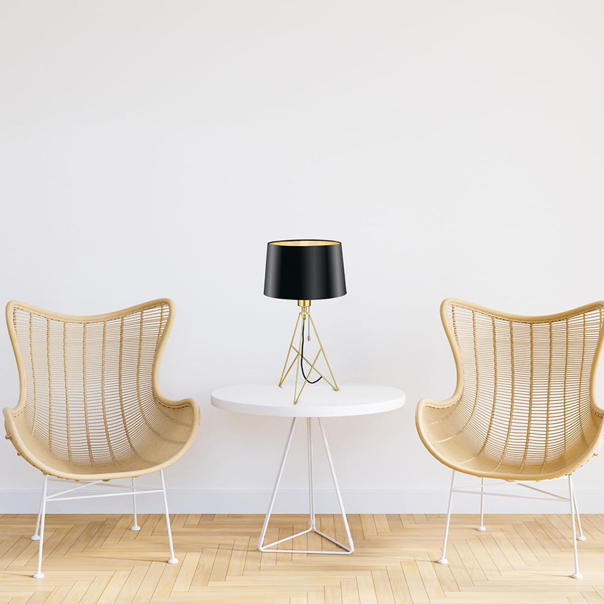 EGLO - Lamparas Sobremesa E27 camporale Latón 39179