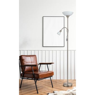 Imagen 2 del producto Lámpara Pie Up 2 Níquel Satinado 1X60W E27 Cod.82842