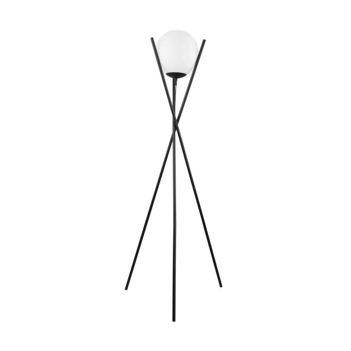 EGLO - Lámpara Pie Salvezinas Acero Negro E27 1X25W cod39594