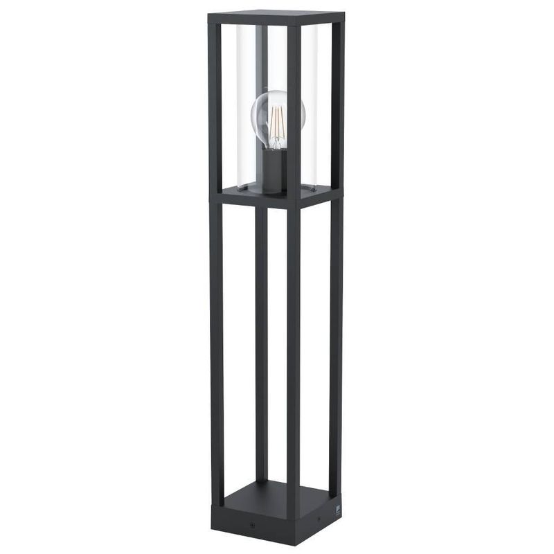 EGLO - Lámpara Pie E27 Cascinetta Negro 98715