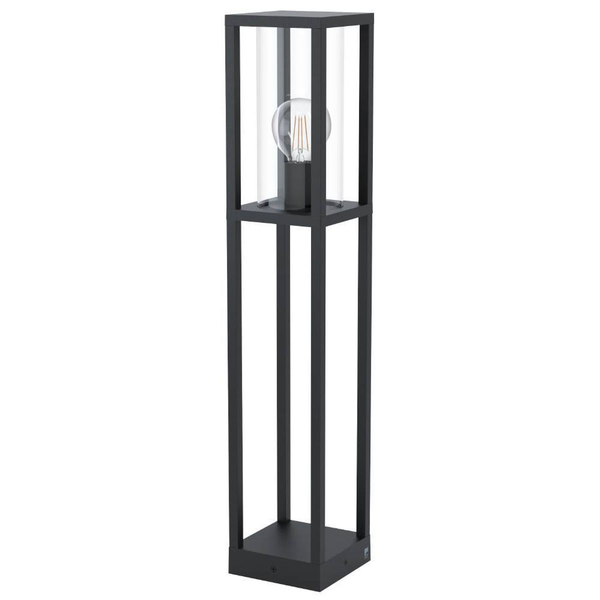 EGLO - Lámpara Pie E27 Cascinetta Negro 98715