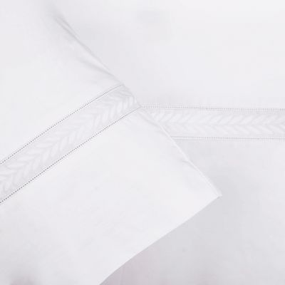 Imagen 2 del producto Sábana Básica Espiga Blanco 220 Hilos 2 Plazas