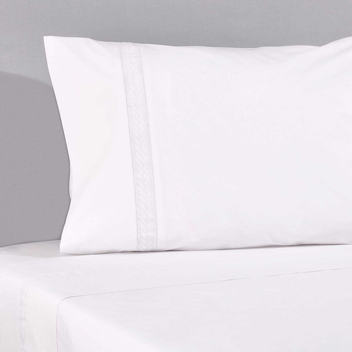 NINA HERRERA - Sábana Espiga Blanco 220 Hilos Super King