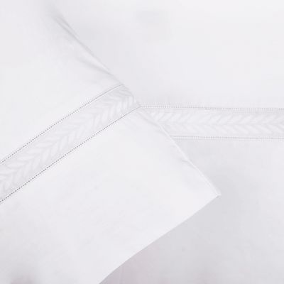 Imagen 2 del producto Sábana Espiga Blanco 220 Hilos Super King