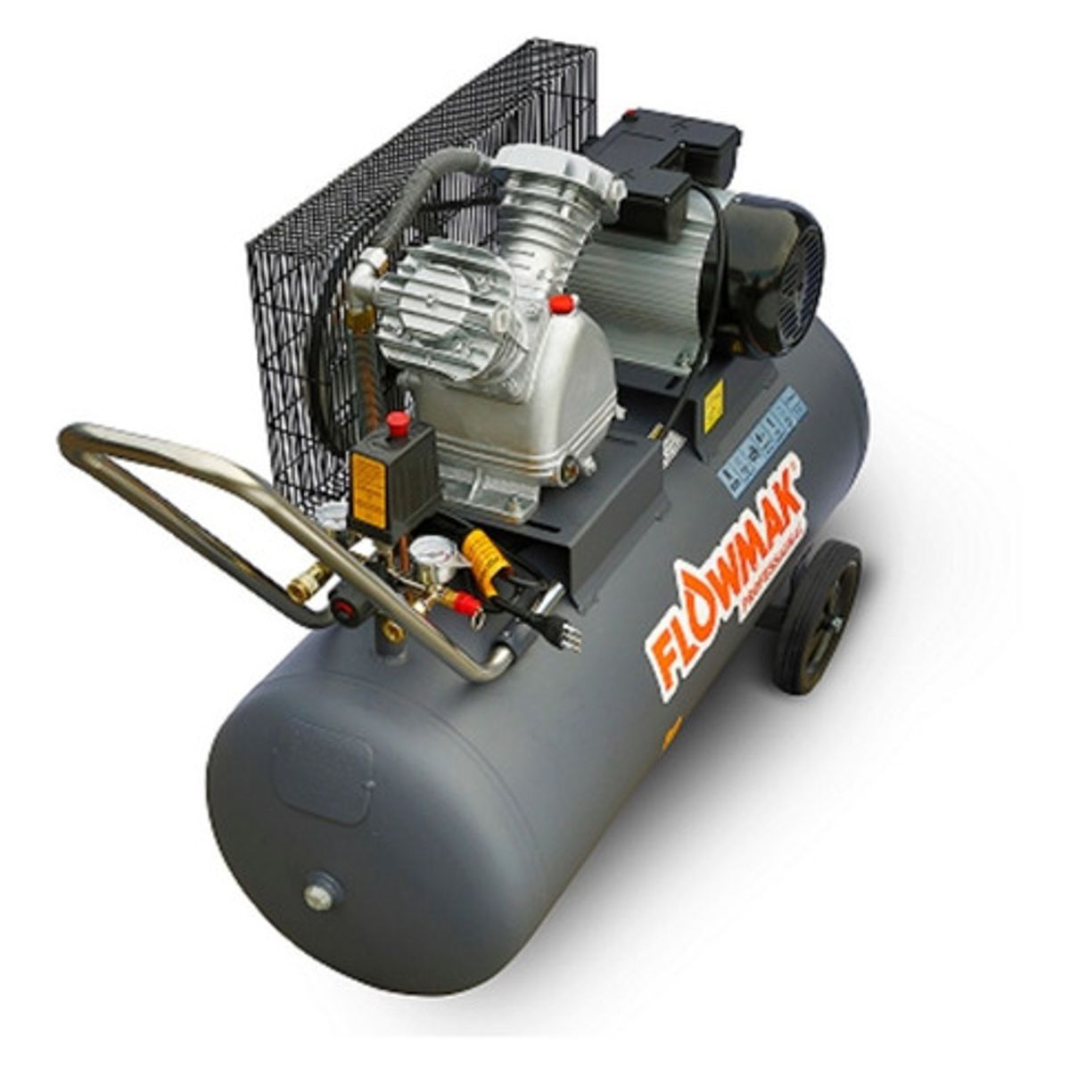 FLOWMAK - Compresor de Aire 100 Litros 3HP 220v 8 Bar Flowmak