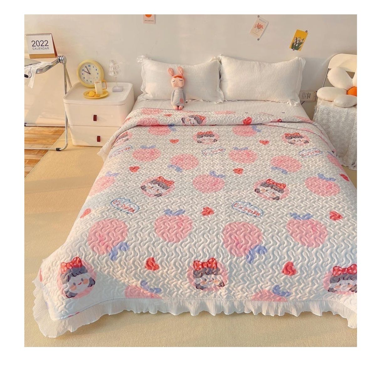 HOMER DESIGN - Cubrecama Cobertor Quilt 2 Plazas Homerdesgincl Hmcg10