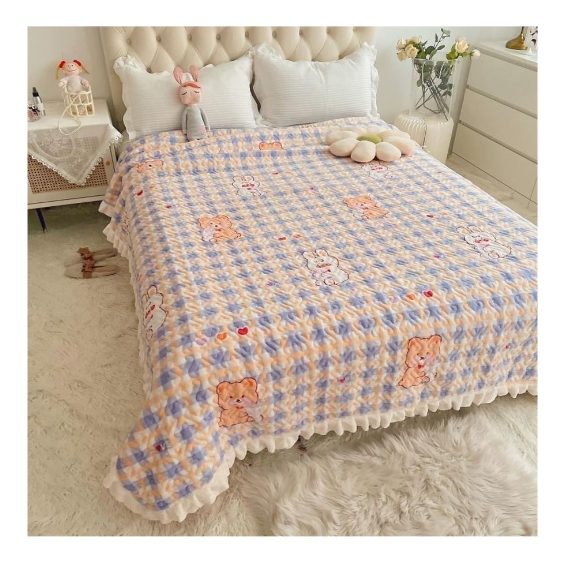 HOMER DESIGN - Cubrecama Cobertor Quilt 2 Plazas Homerdesgincl Hmcg1