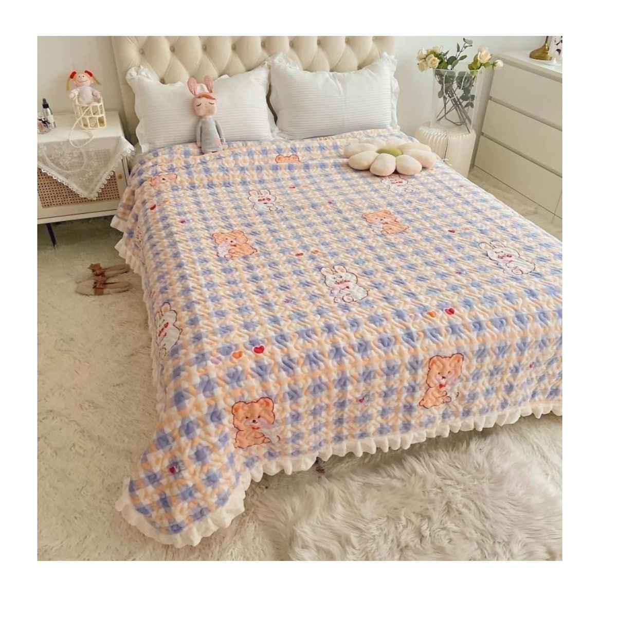 HOMER DESIGN - Cubrecama Cobertor Quilt 2 Plazas Homerdesgincl Hmcg1
