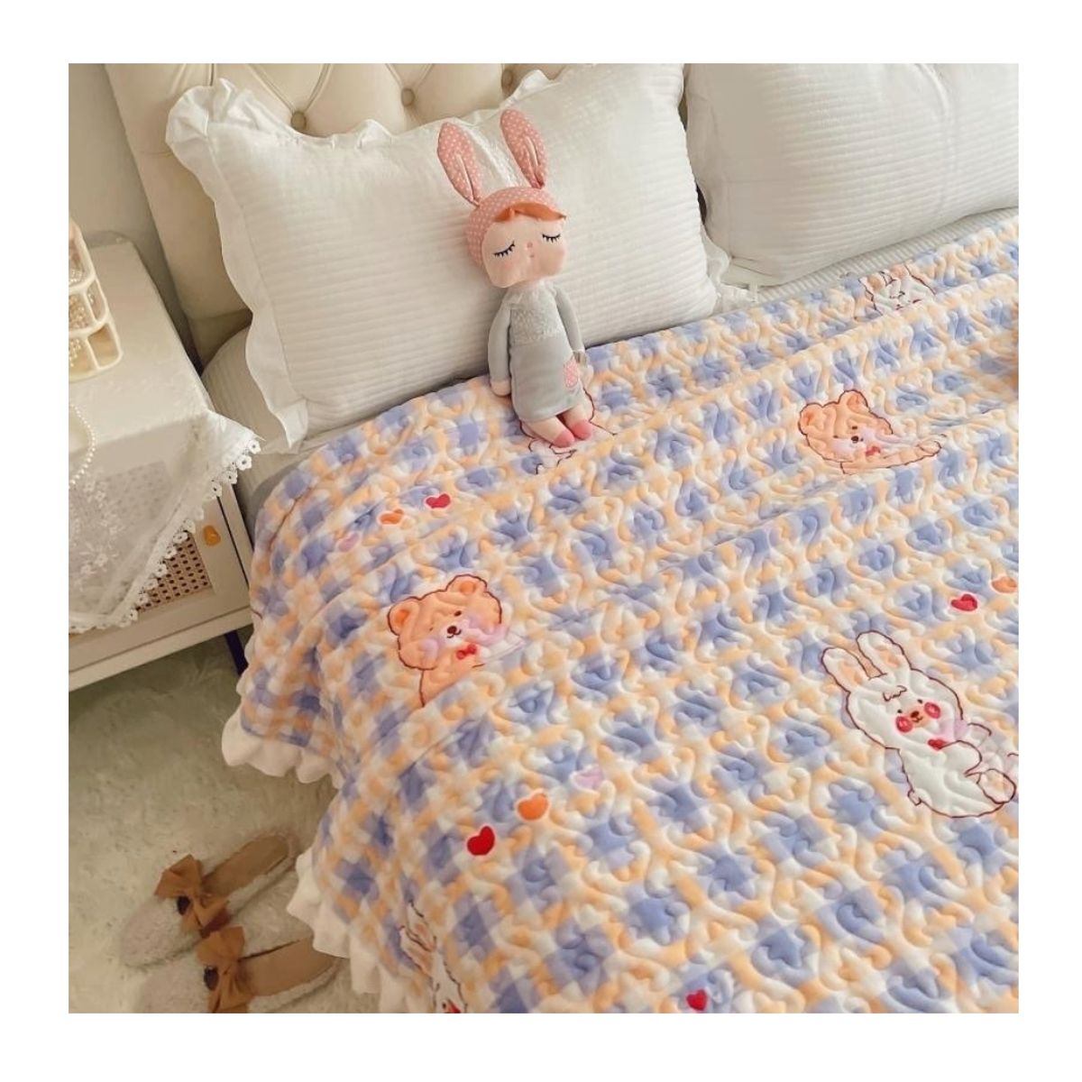 HOMER DESIGN - Cubrecama Cobertor Quilt 2 Plazas Homerdesgincl Hmcg1