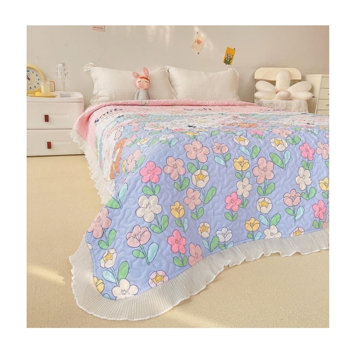 HOMER DESIGN - Cubrecama Cobertor Quilt 2 Plazas Homerdesgincl Hmcg8