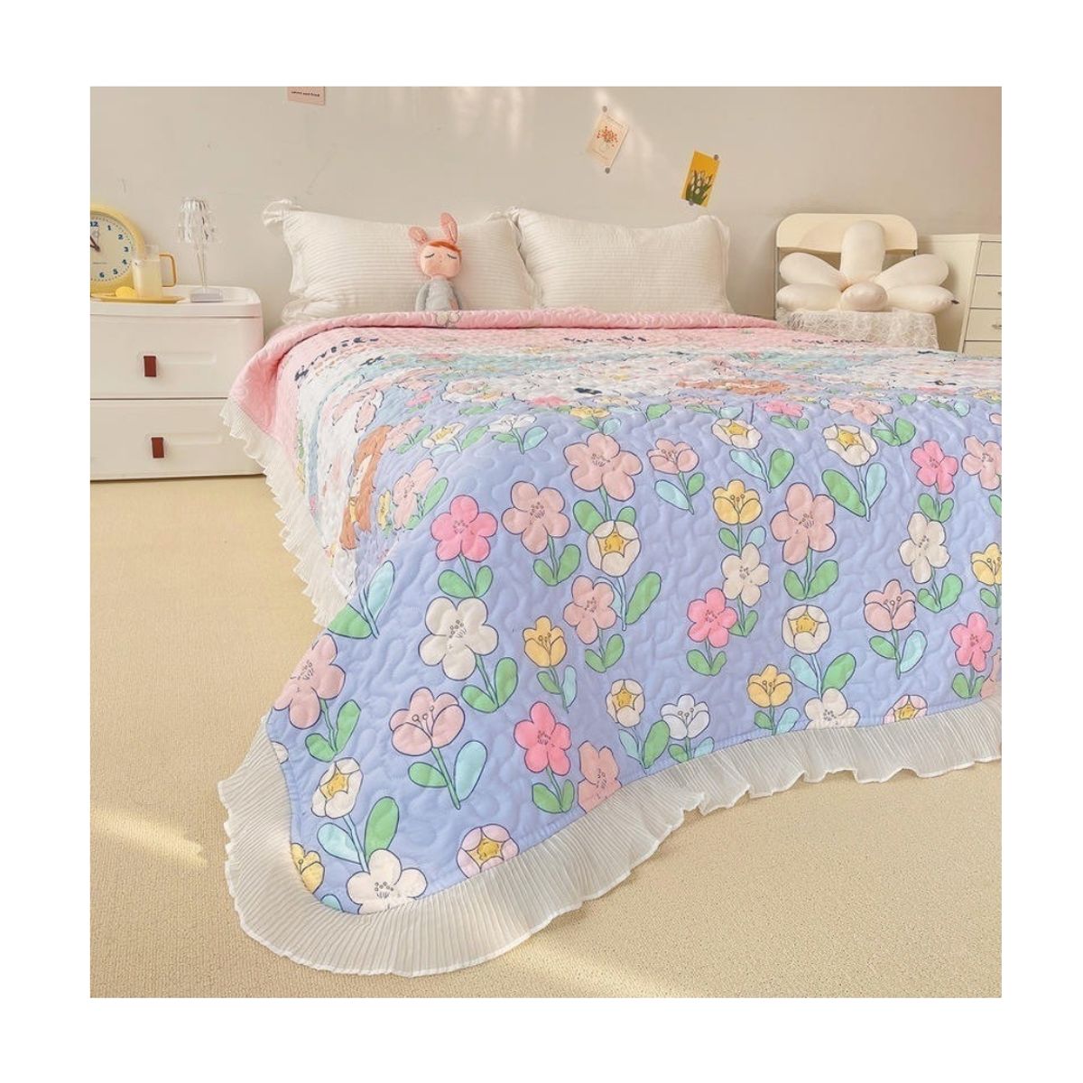 HOMER DESIGN - Cubrecama Cobertor Quilt 2 Plazas Homerdesgincl Hmcg8