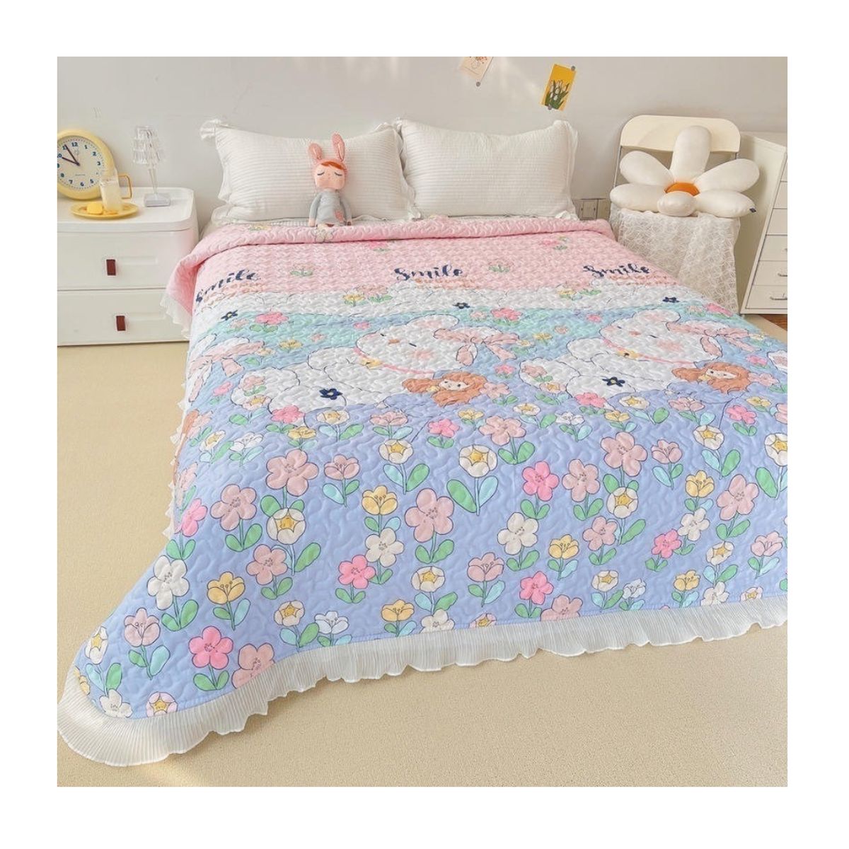 HOMER DESIGN - Cubrecama Cobertor Quilt 2 Plazas Homerdesgincl Hmcg8