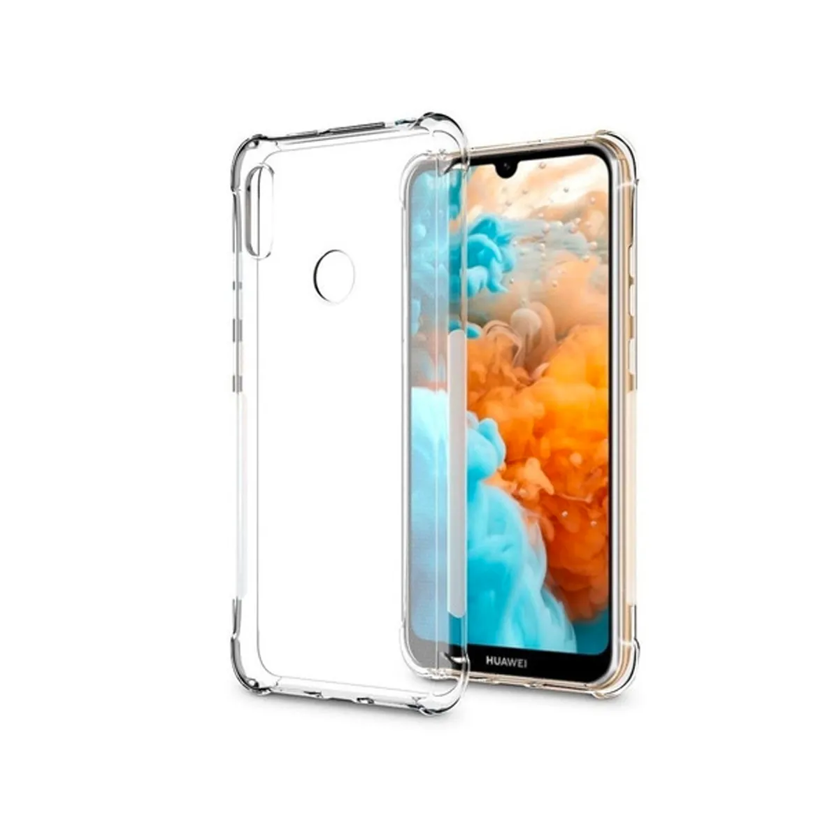 JOIGO - Carcasa Para Huawei Y6 2019 Transparente Reforzado