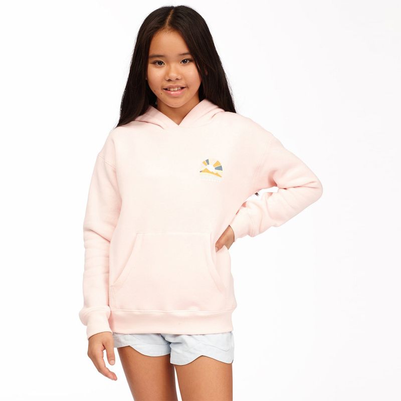 BILLABONG - Polerón Niña Keep Me Wild Coral Claro BILLABONG