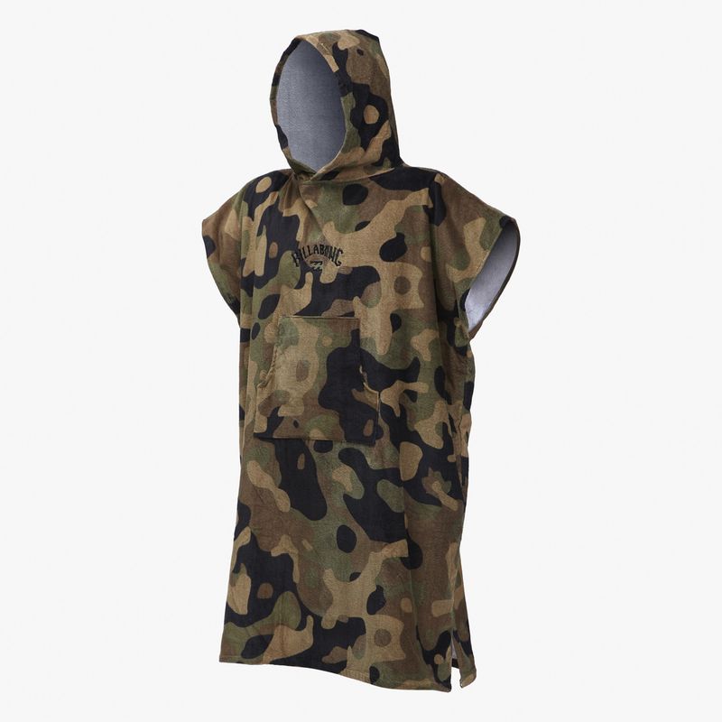 BILLABONG - Poncho Toalla Hombre Hooded Verde BILLABONG