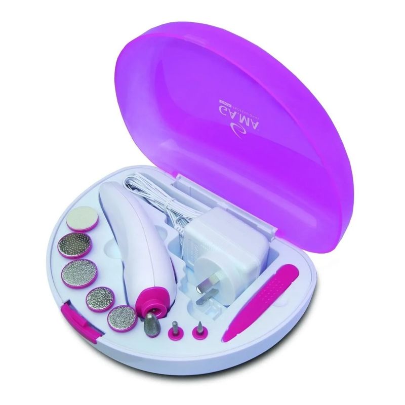 GAMA - Set De Uñas Gama Nails Spa 9 En 1 Manicura y Pedicura