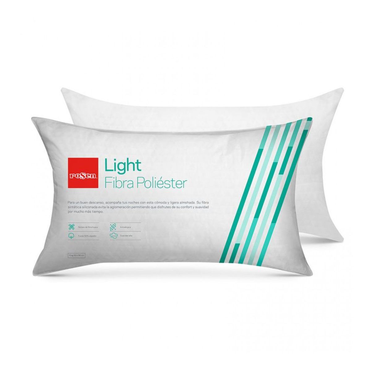 GENERICO - ALMOHADA 50X90CM SOFT LIGHT NEW ROSEN