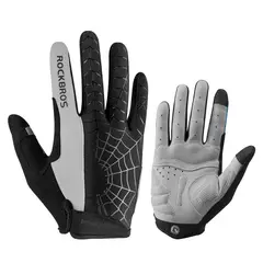 ROCKBROS - Guante S-109-1bgr Dedos Largos Gris/negro