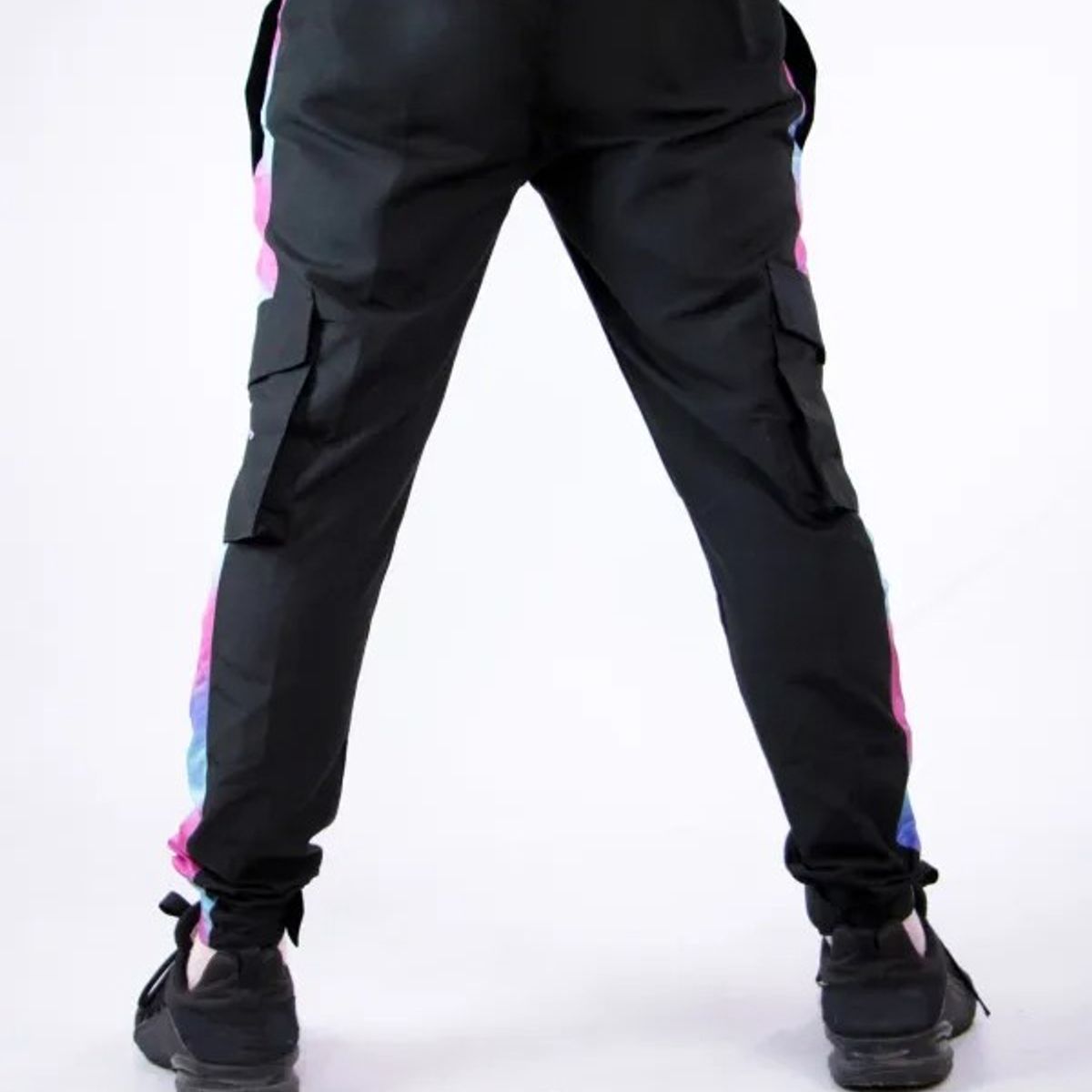 UNK - Pantalón Unisex Jogger Unk Rainbow Pink