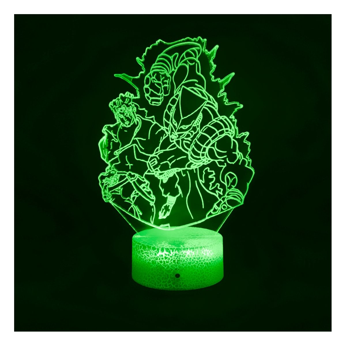 3DILUTION - Lámpara Led Dio Brando Jojos Base Agrietada