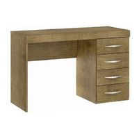 Escritorio 4 Cajones Cafe Mdf , Dormitorio, Mueble