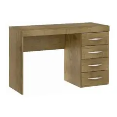 TODODESCUENTO - Escritorio 4 Cajones Cafe Mdf , Dormitorio, Mueble