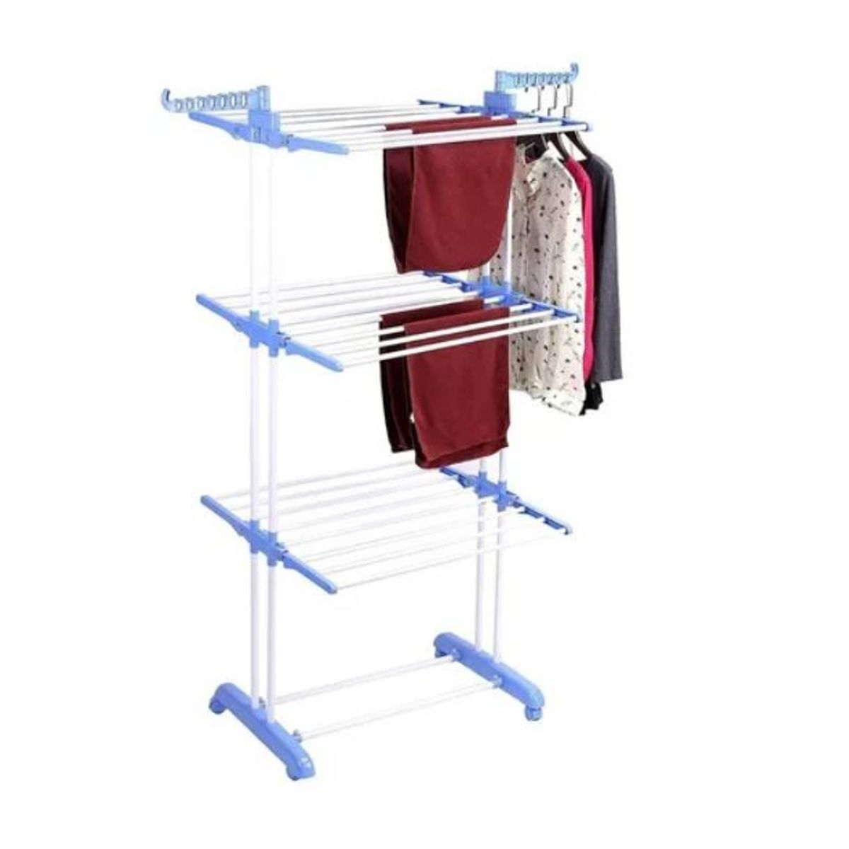 GENERICO - Tendedero Organizador Colgador Ropa Plegable