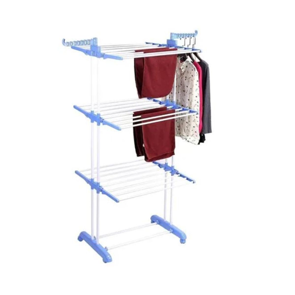 GENERICO - Tendedero Organizador Colgador Ropa Plegable