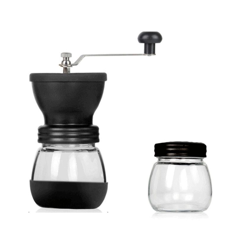 GENERICO - Moledor Molino De Café Regulable Manual 1 Frasco De Vidrio