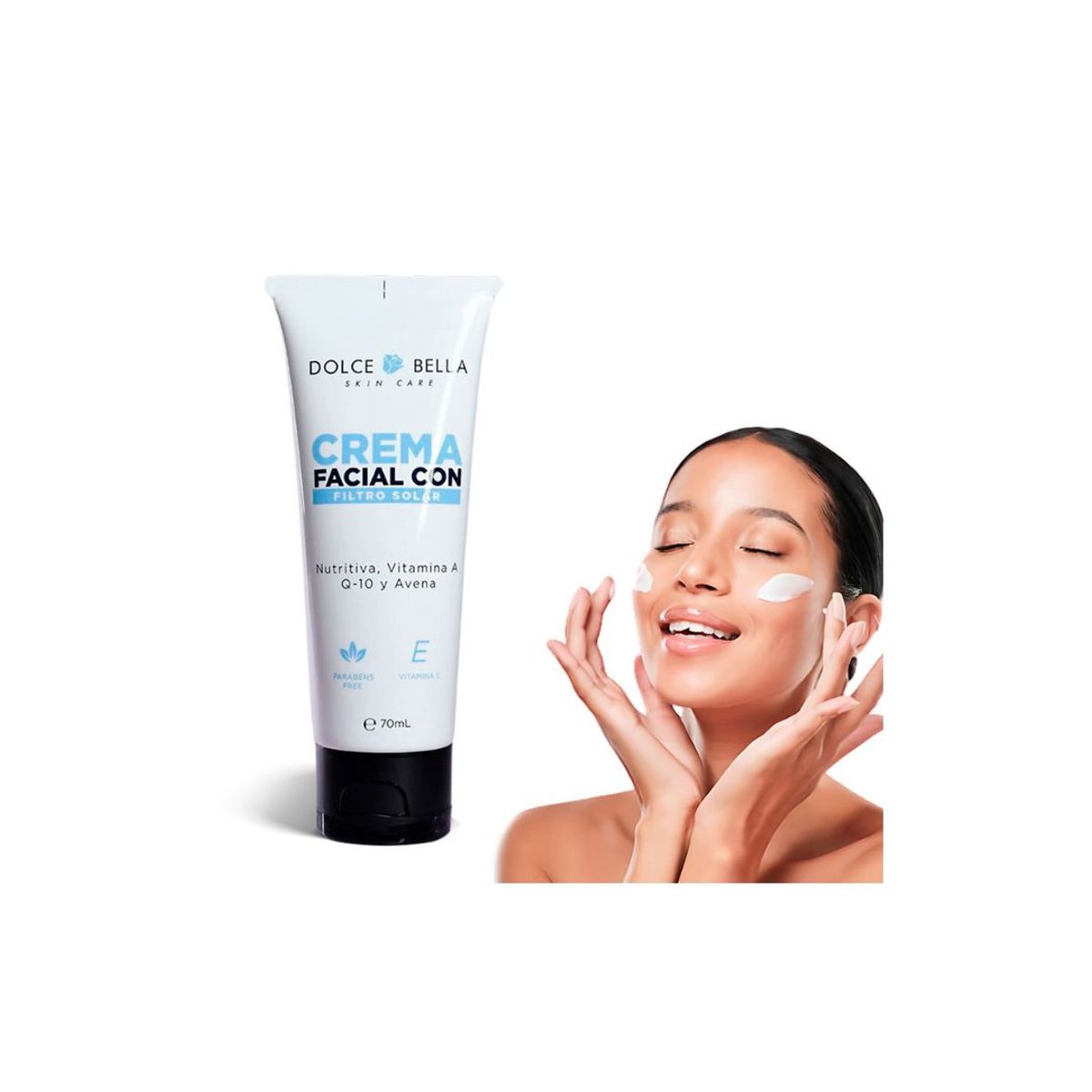 DOLCE BELLA - CREMA FACIAL NUTRITIVA CON FILTRO SOLAR
