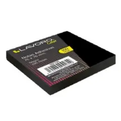 LAVORO - Notas adhesivas 100 hojas negras, 7,6 x 7,6cm