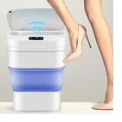 GENERICO - Cubo De Basura Plegable Con Sensor Inteligente Papelera