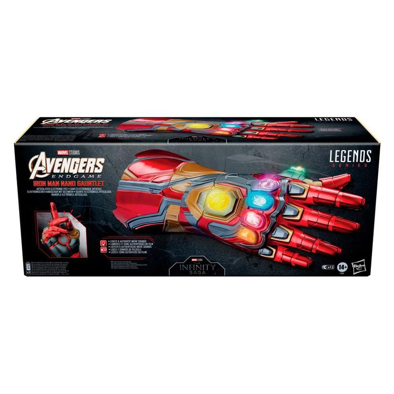 HASBRO - Marvel Iron Man Nano Gauntlet Electronic The Infinity Saga