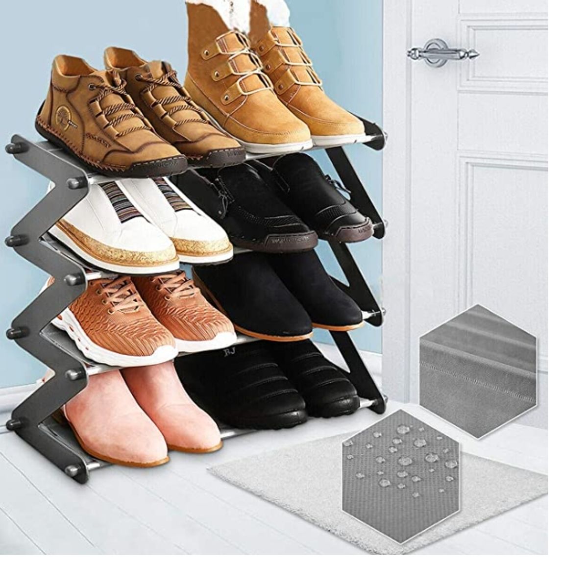 GENERICO - Zapatero Estante Organizador De Zapatos De 4 Niveles