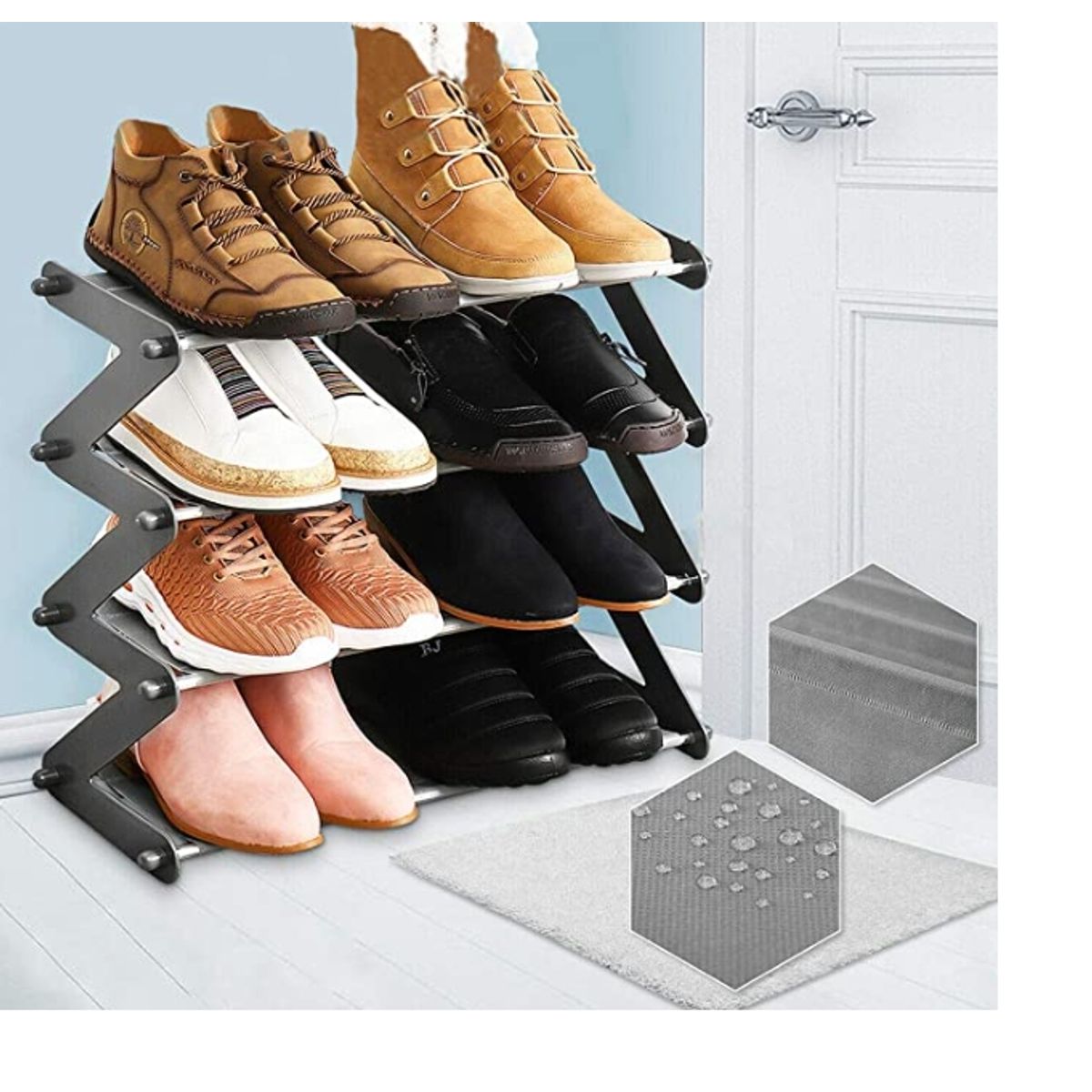 GENERICO - Zapatero Estante Organizador De Zapatos De 4 Niveles